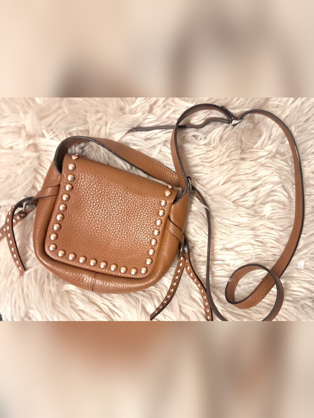 Authentic COACH Dakotah 15 Mini Saddle Crossbody Bag - Picture 3 of 7